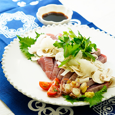 アレンジ 刺身 カツオ の